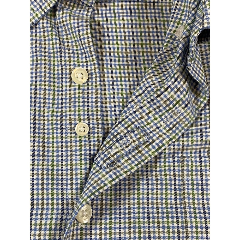 Johnnie O Prep Performance Plaid Button Down Shirt Men's XXL Long Sleeve - Picture 11 of 11